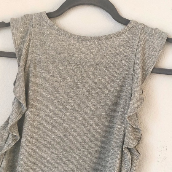 SUMMER CLOSEOUT ☀️ \Madewell\• Glitter Thread Ruffled Tank - Picture 12 of 14